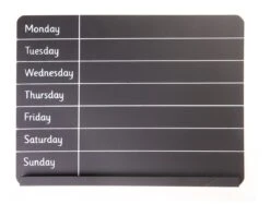 Weekly Planner Chalkboard