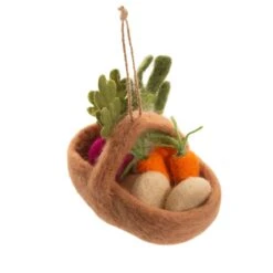 Vegetable Trug Felt Decoration