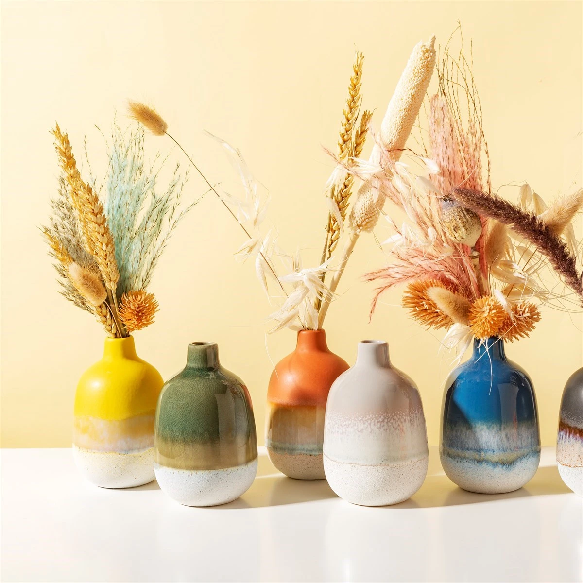 Mojave Glaze Yellow Vase - Image 2