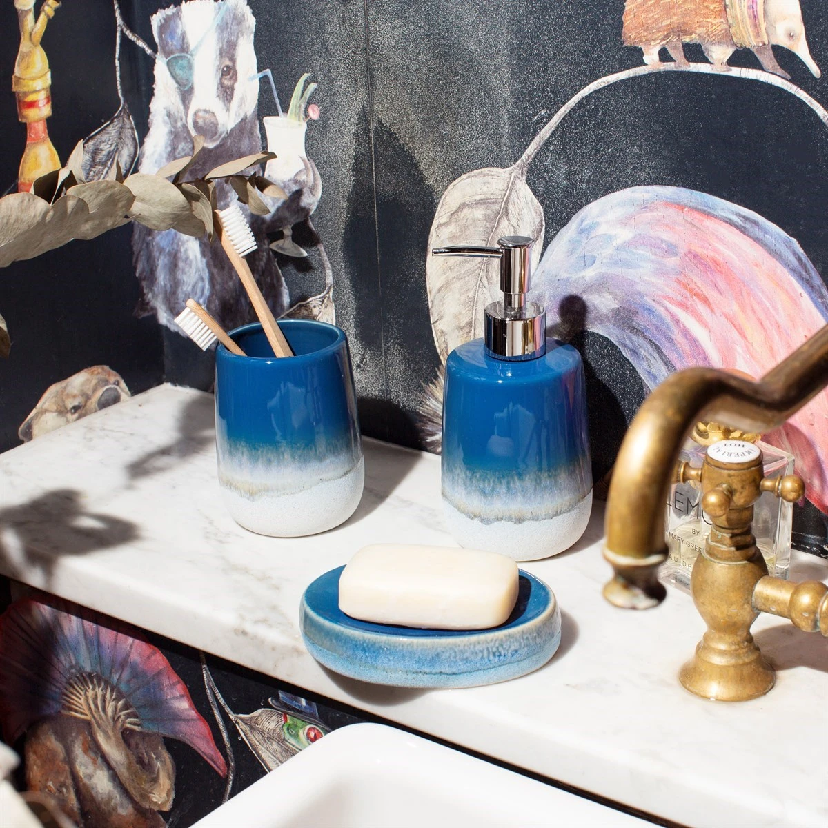 Mojave Glaze Blue Tumbler - Image 3