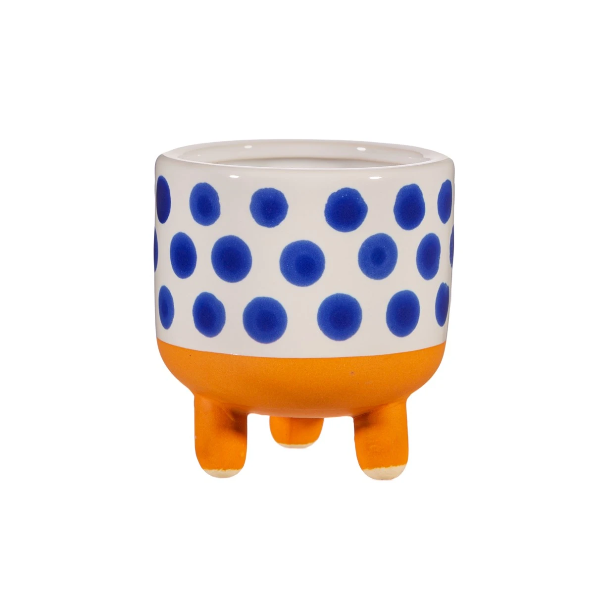 Naxos Blue Spot Small Planter