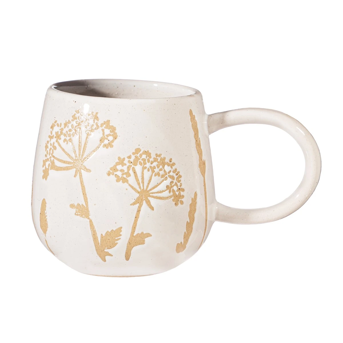 Cow Parsley Mug White - Image 2