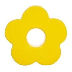 Yellow Flower Shaped Vase