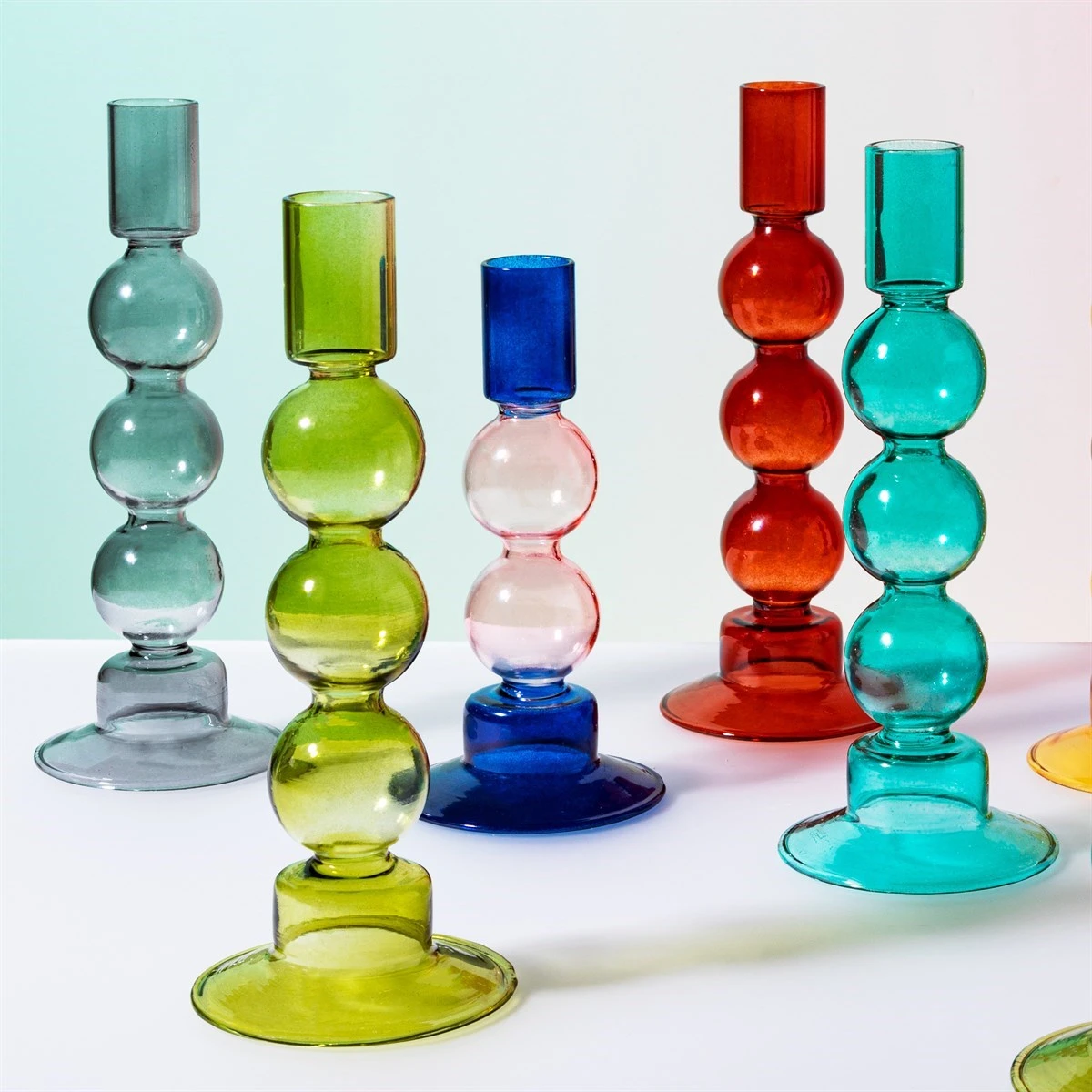 Bubble Candle Holder Grey - Image 2