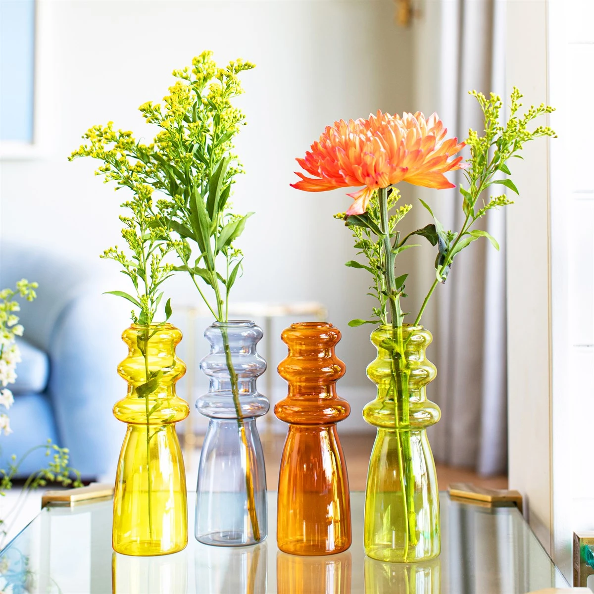 Olive Ripple Vase - Image 3