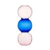 Triple Bubble Vase Blue & Pink