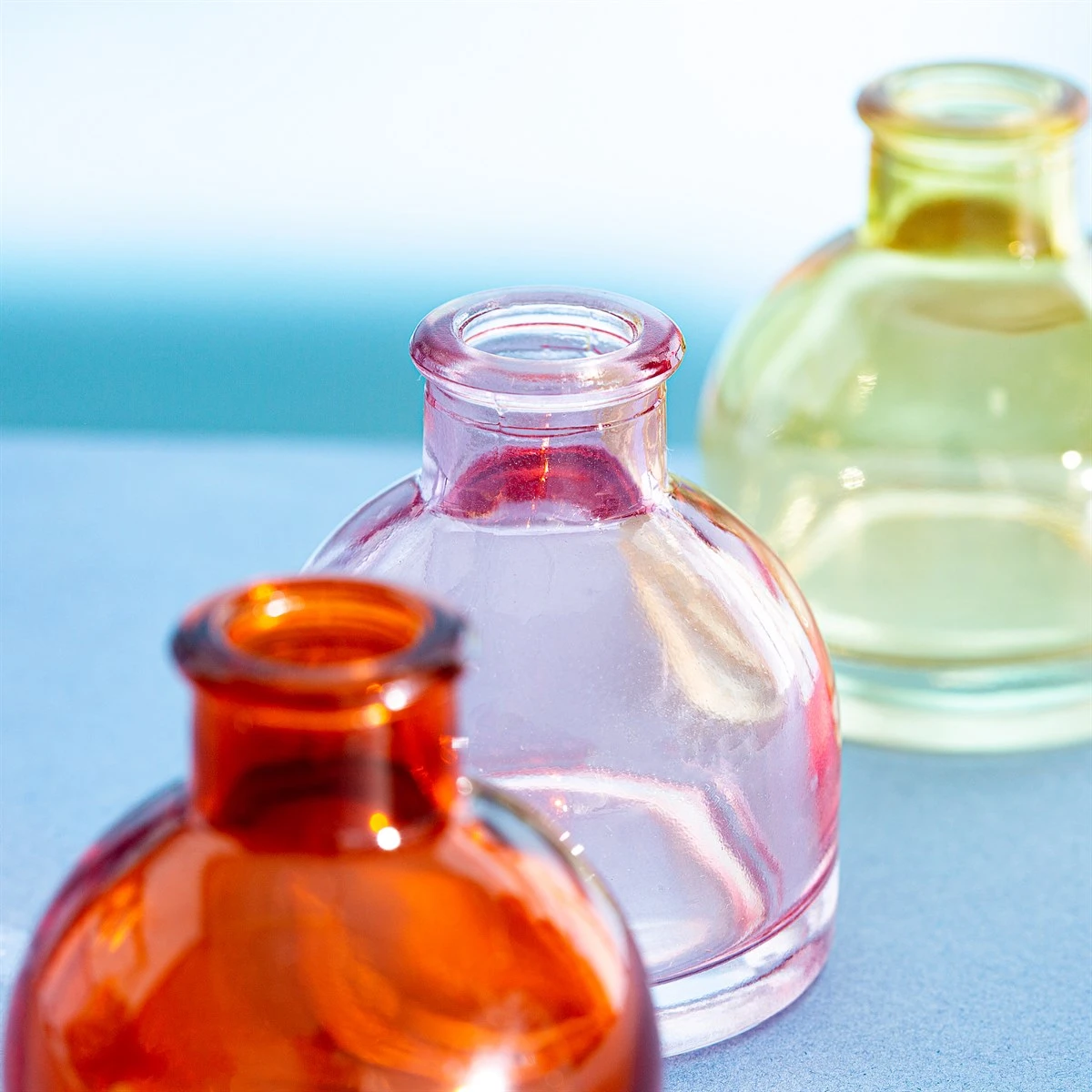 Warm Toned Mini Bud Vases - Set Of 3 - Image 3