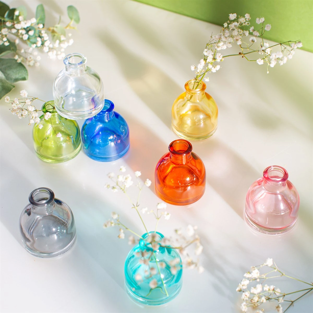 Cool Toned Mini Bud Vases - Set Of 3 - Image 4