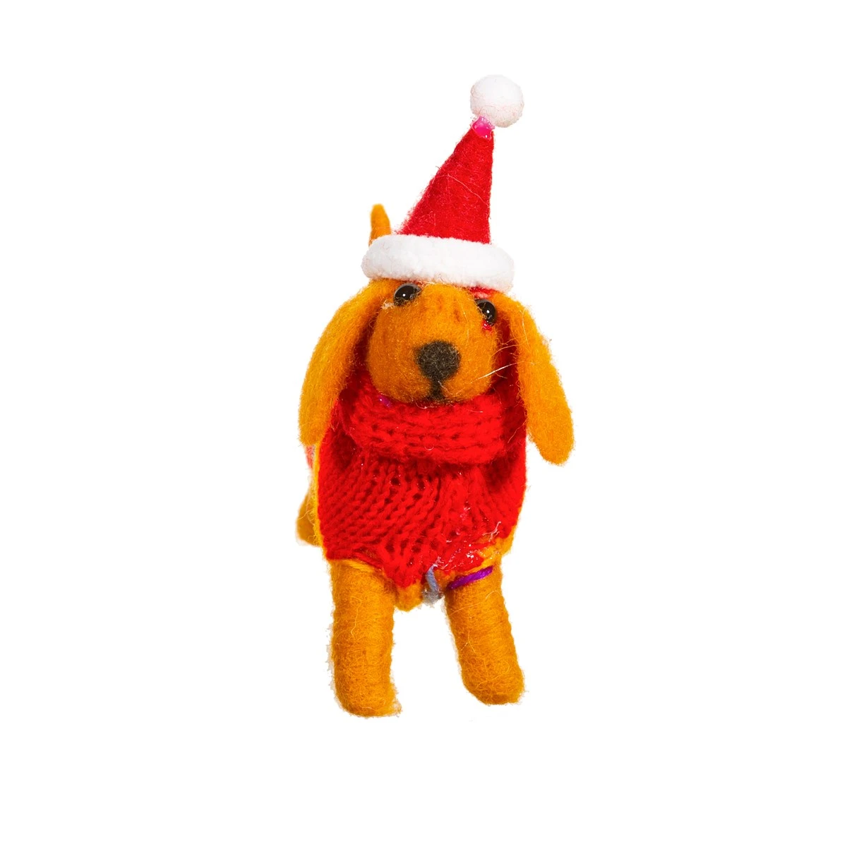 Felt Sausage Dog With Rainbow Jumper - Image 5