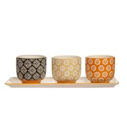 Global Craft Mini Planters - Set Of 3