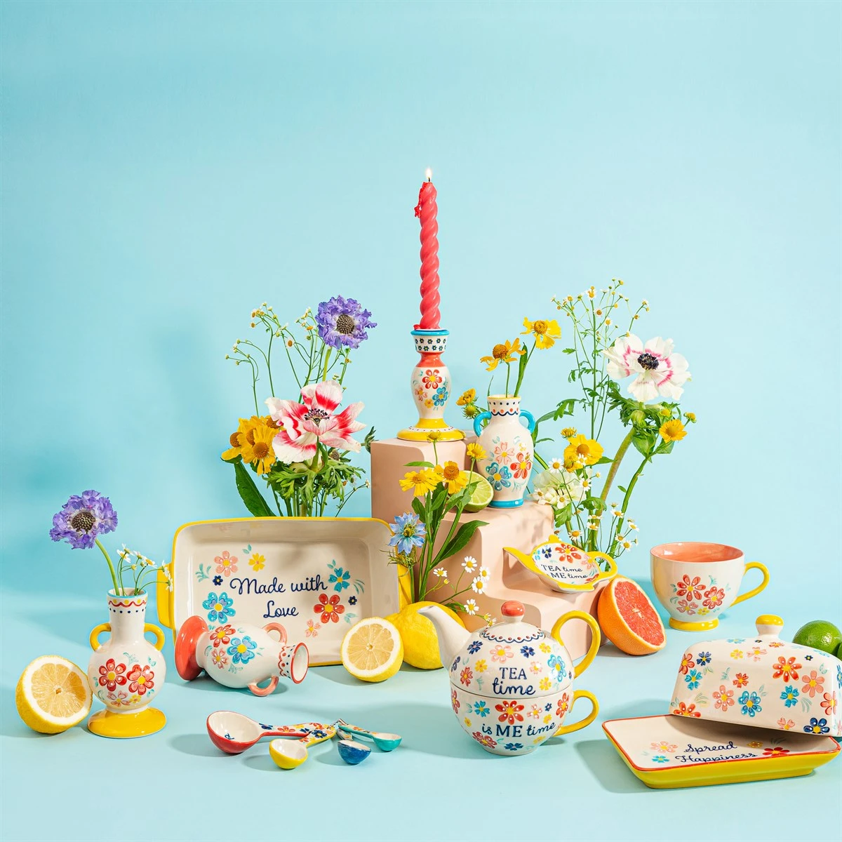 Folk Floral Tea For One - Image 7