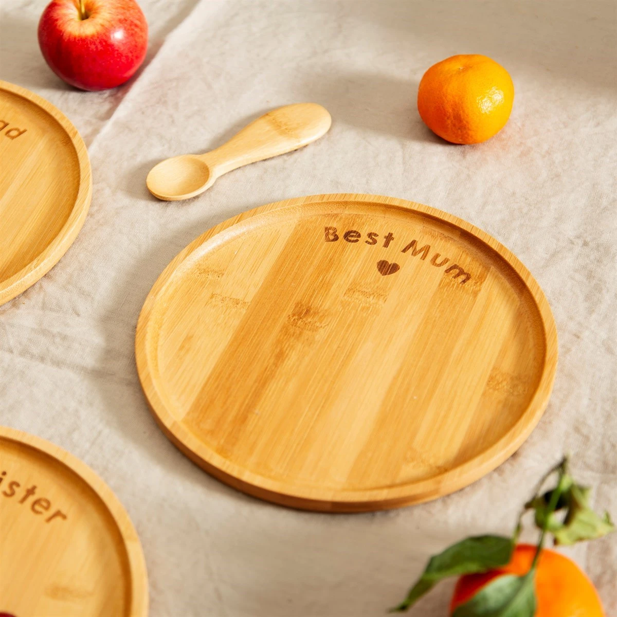 Best Mum Bamboo Plate - Image 2