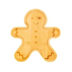 Gingerbread Bamboo Plate