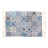 Blue Tile Print Rug Small