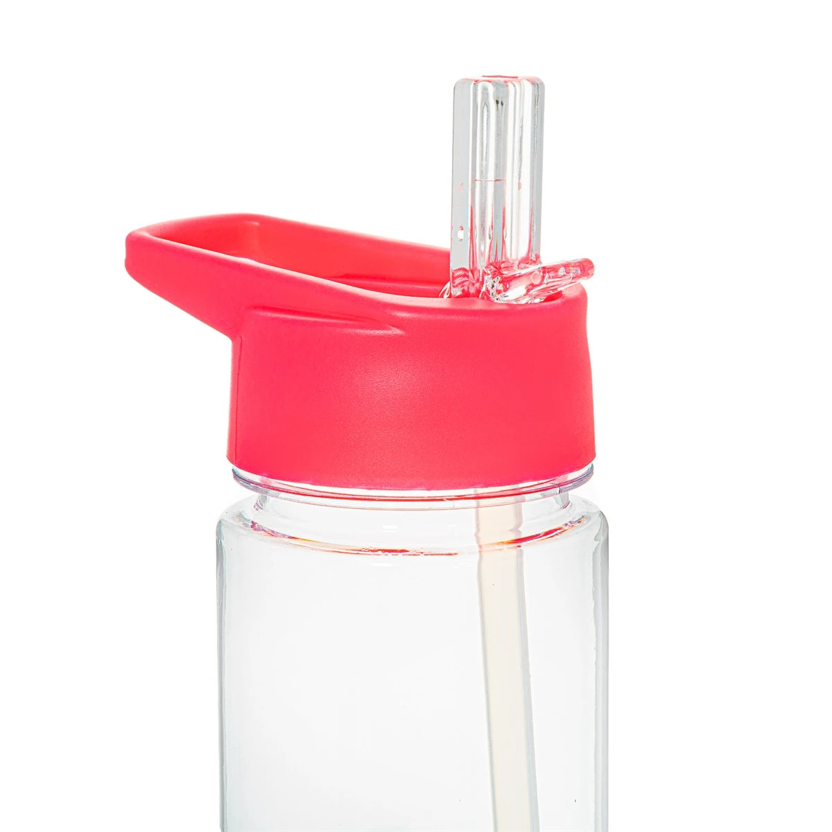 Hot Pink Water Bottle With Straw & Infuser - Image 3