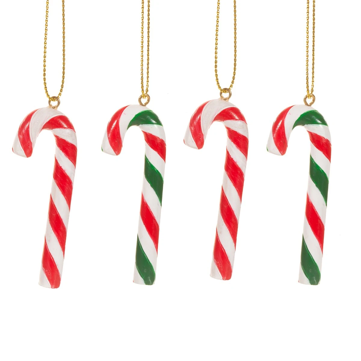 Resin Candy Cane - Set Of 4