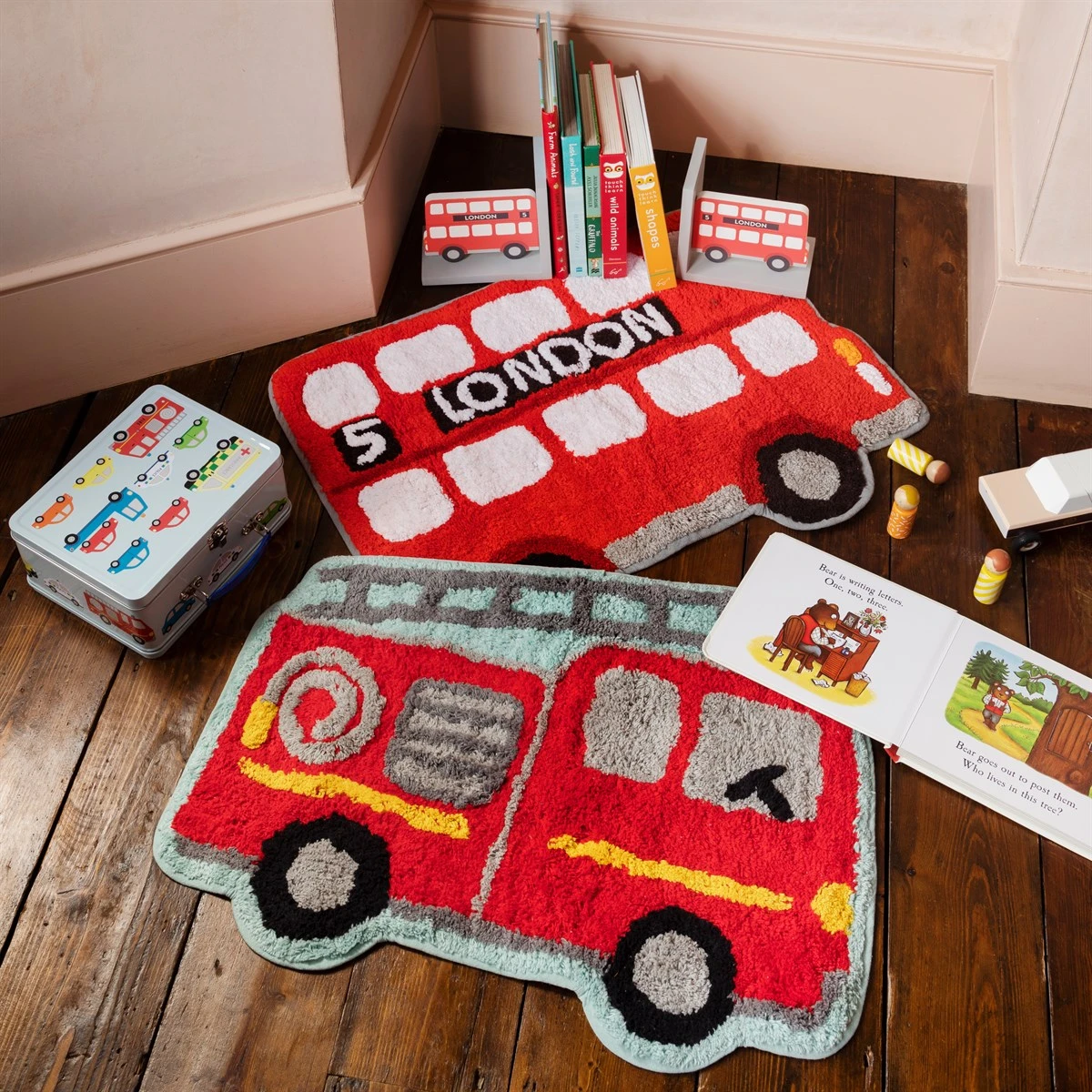 Fire Engine Red Rug - Image 3