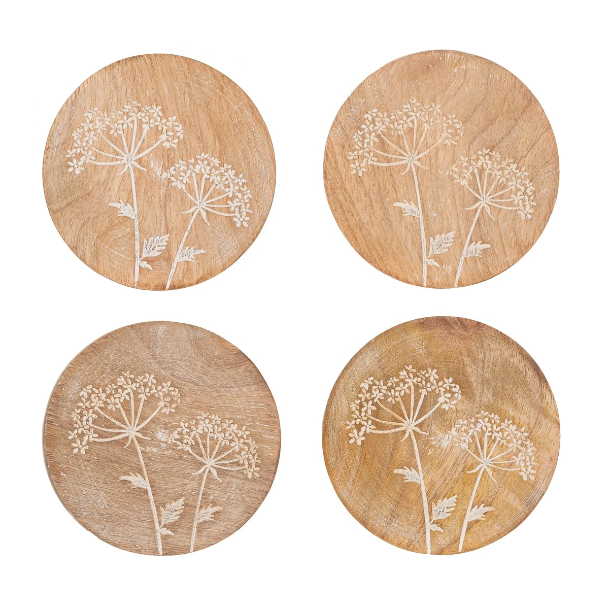 Cow Parsley Coasters - Set Of 4 - Image 2