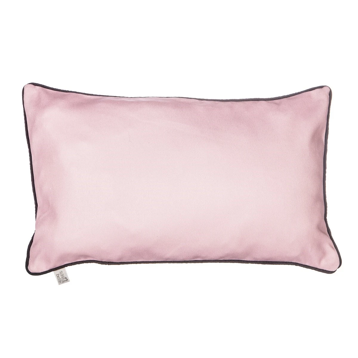 Pink And Black Cushion Cover