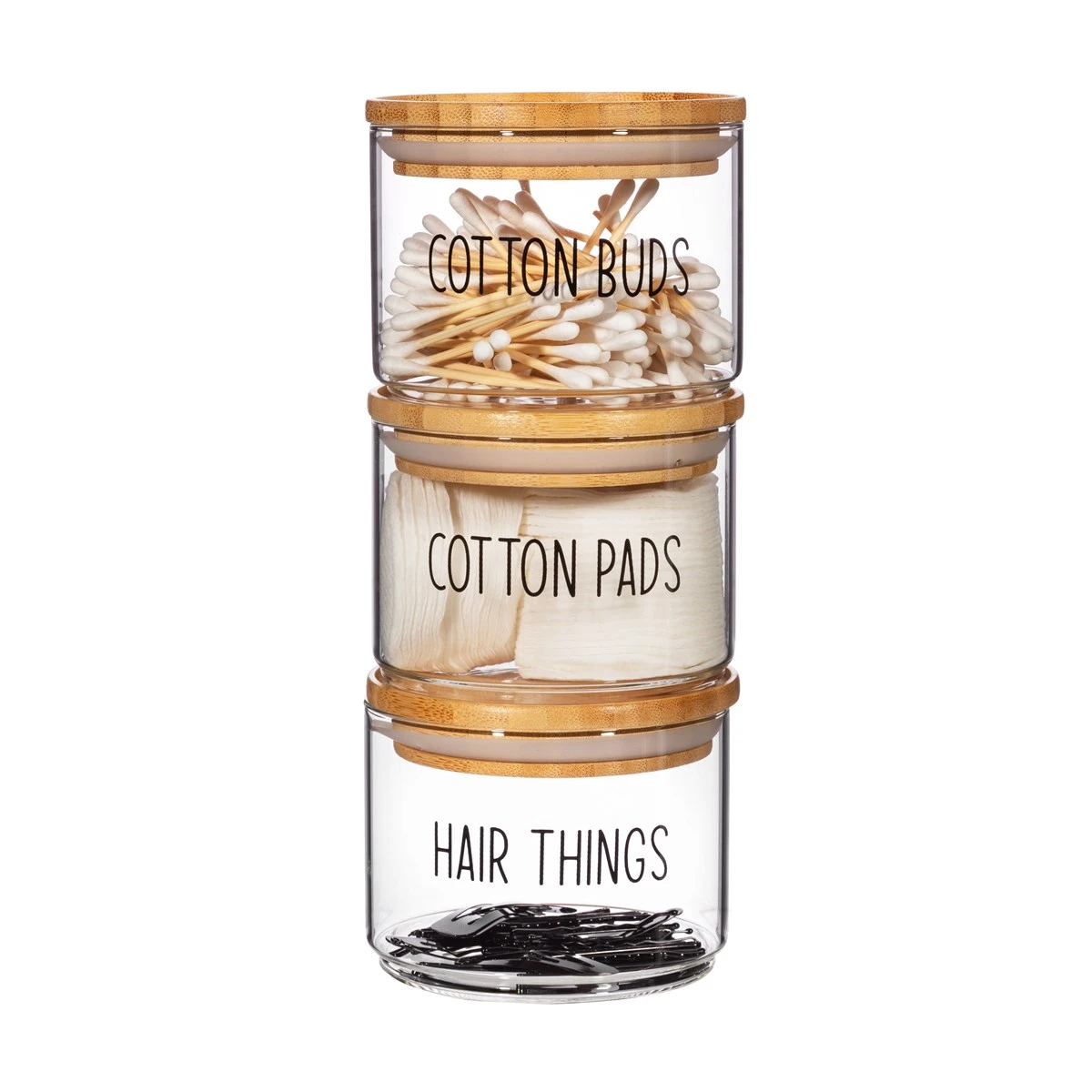 Beauty Stacking Jars - Set Of 3 - Image 2