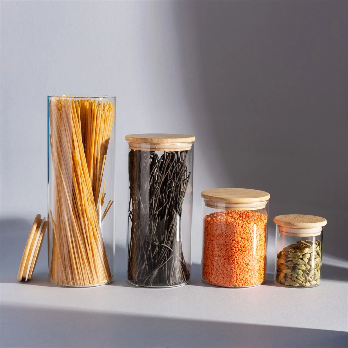 Storage Jar With Bamboo Lid 1.8L - Image 5