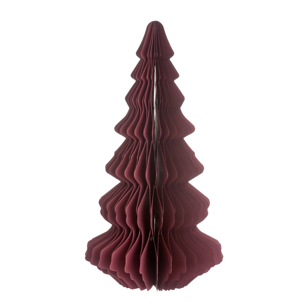 Large Deep Red Honeycomb Tree Paper Decoration