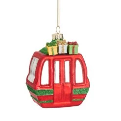 Cable Car With Presents Shaped Bauble