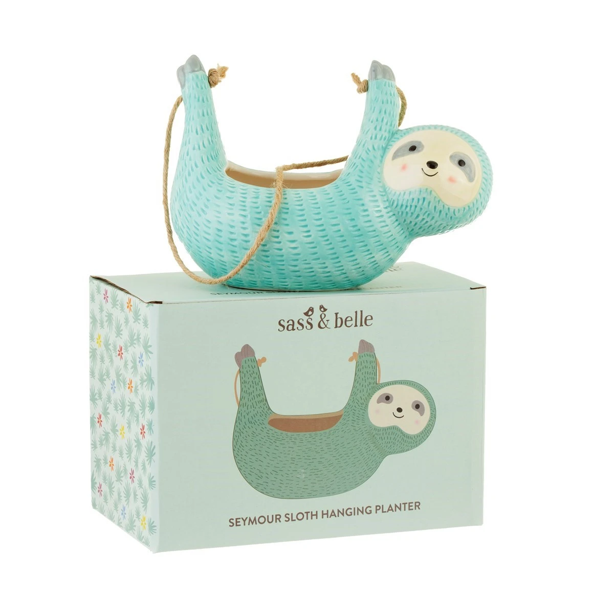 Seymour Sloth Hanging Planter - Image 4