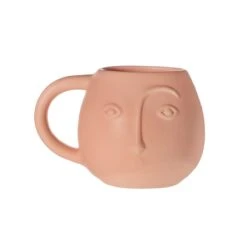 Face Mug Matte Pink
