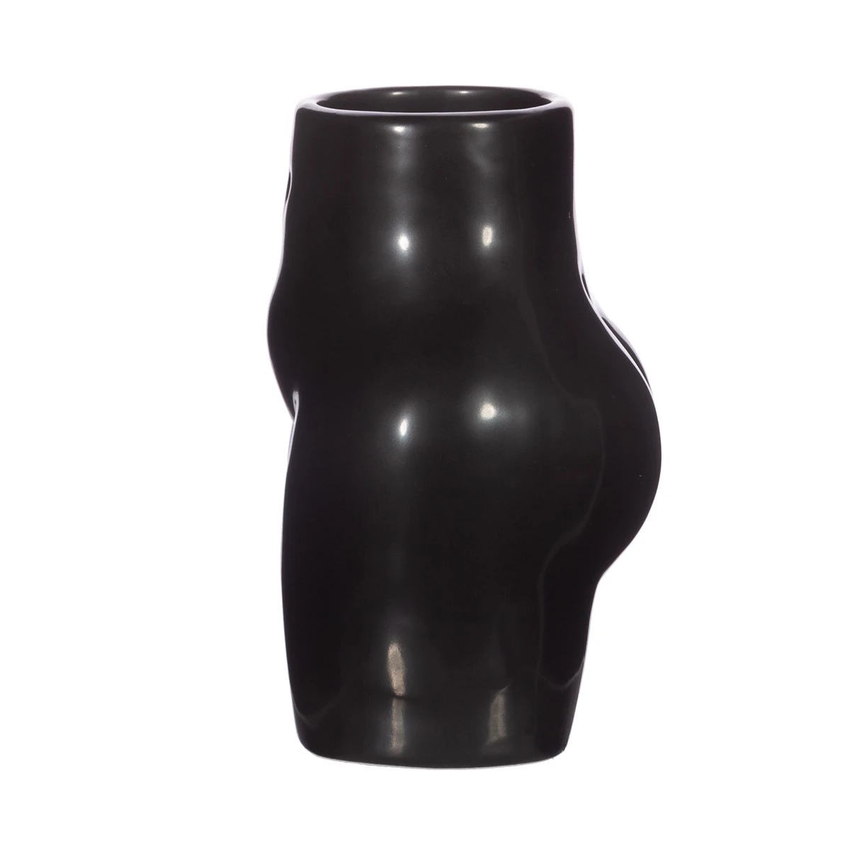 Small Body Vase Black - Image 2