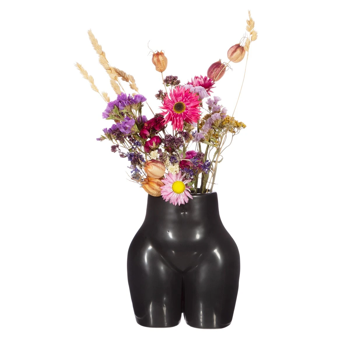 Small Body Vase Black - Image 4