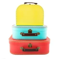 Brights Retro Suitcases - Set Of 3